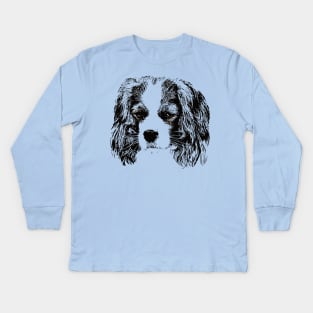 Cavalier King Charles Spaniel Kids Long Sleeve T-Shirt